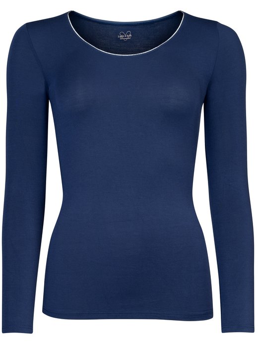 Damen Longsleeve mit Glitzer-Abschluss  -  NUR DIE x KILIAN KERNER