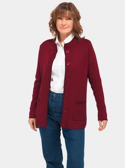 Damen Longstrickjacke