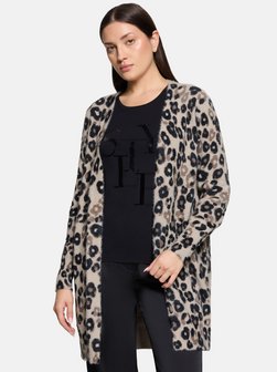 Damen Longstrickjacke