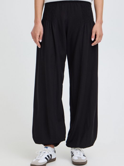 Damen Loungehose - OXNInna Linen Mix Relaxed Fit