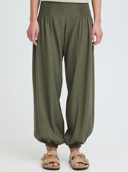 Damen Loungehose - OXNInna Linen Mix Relaxed Fit