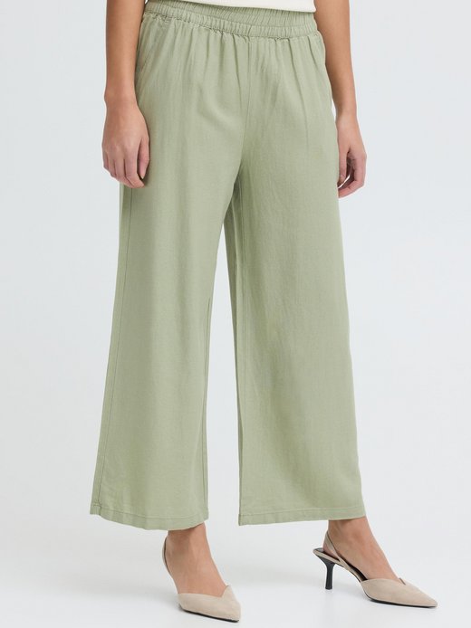 Damen Loungehose - OXNInna Linen Mix