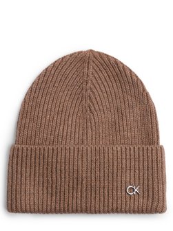 Artikelbild Damen Mütze mit Cashmere-Anteil - Amphora von Calvin Klein in sand uni