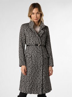 Artikelbild Damen Mantel - Cetiva4 von BOSS in schwarz weiß meliert