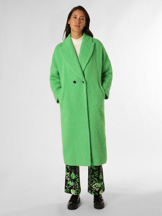 Damen Mantel mit Mohair- und Alpaka-Anteil