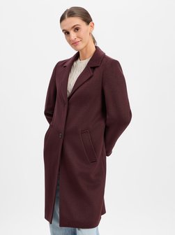 Damen Mantel mit Woll-Anteil