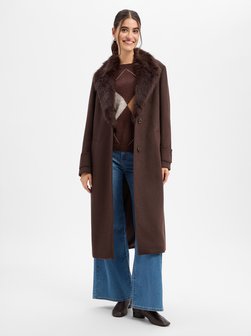 Damen Mantel mit Woll-Anteil