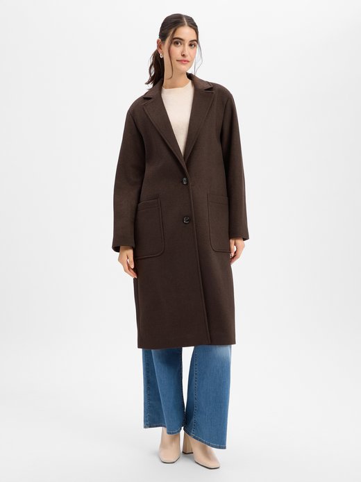 Damen Mantel mit Wollanteil - Alessa