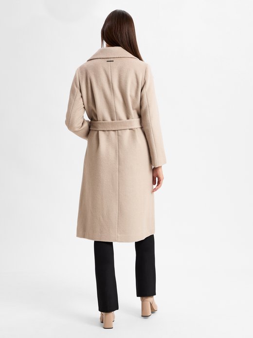 Damen Mantel mit Wollanteil