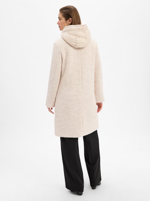 Damen Mantel mit Wollanteil