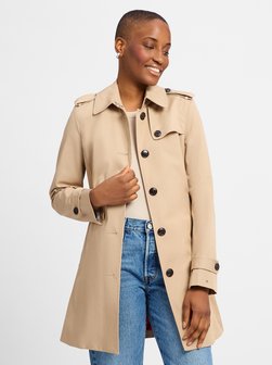 Artikelbild Damen Mantel von Tommy Hilfiger in beige uni