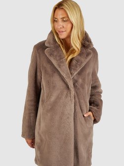Artikelbild Damen Mantel von White Label in taupe uni