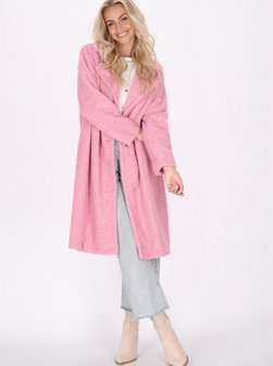 Artikelbild Damen Mantel von IZIA in rosa uni
