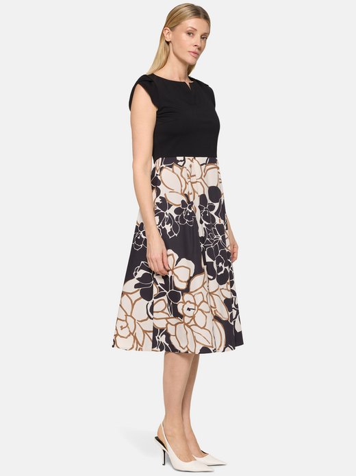 Damen, Materialmix Etuikleid