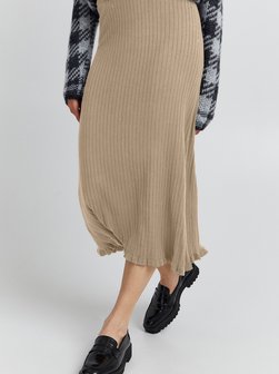 Artikelbild Damen Maxi-Rock - IHRUVERA von Ichi in beige uni