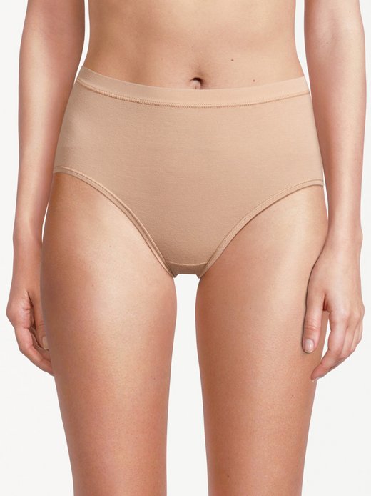 Damen Maxi Slip - 3er Pack Feinripp