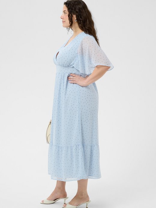 Damen Maxikleid KClory Elastische Taille
