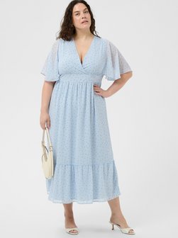 Damen Maxikleid KClory Elastische Taille