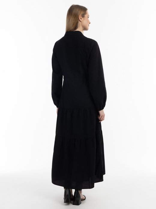 Damen Maxikleid aus Baumwolle