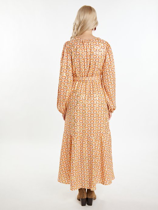 Damen Maxikleid mit Print