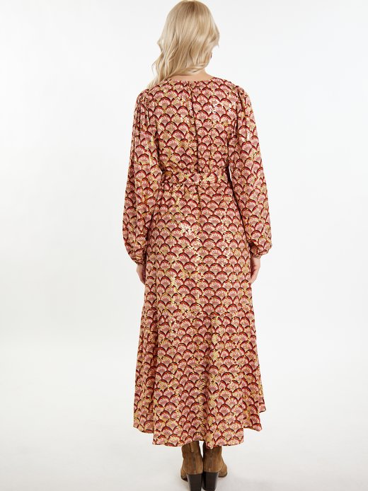 Damen Maxikleid mit Print