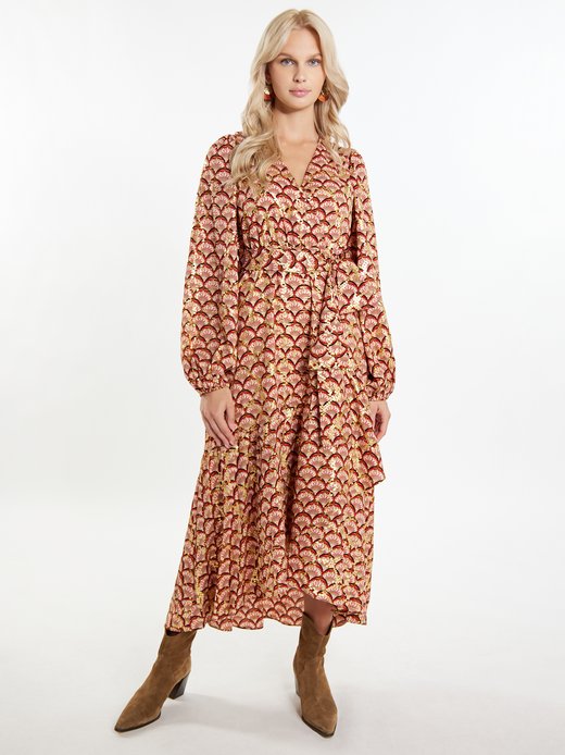 Damen Maxikleid mit Print