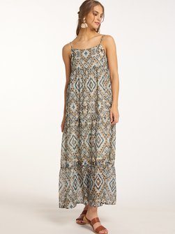 Damen Maxikleid mit Spaghettiträgern