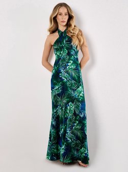 Artikelbild Damen Maxikleid von Apricot in marine gemustert