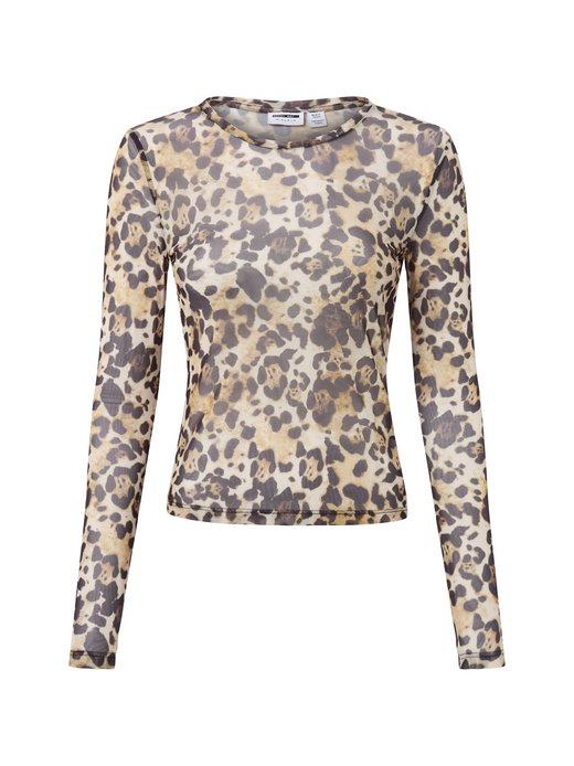 Damen Mesh-Langarmshirt - NMJudith