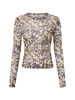 Damen Mesh-Langarmshirt - NMJudith