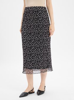 Artikelbild Damen Meshrock von Cartoon in schwarz beige gemustert