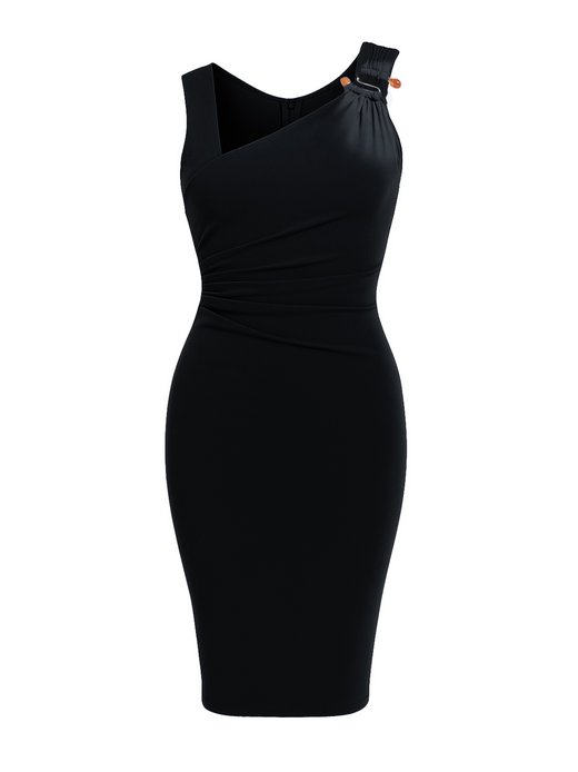 Damen Midi-Kleid