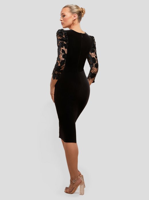 Damen Midi-Kleid