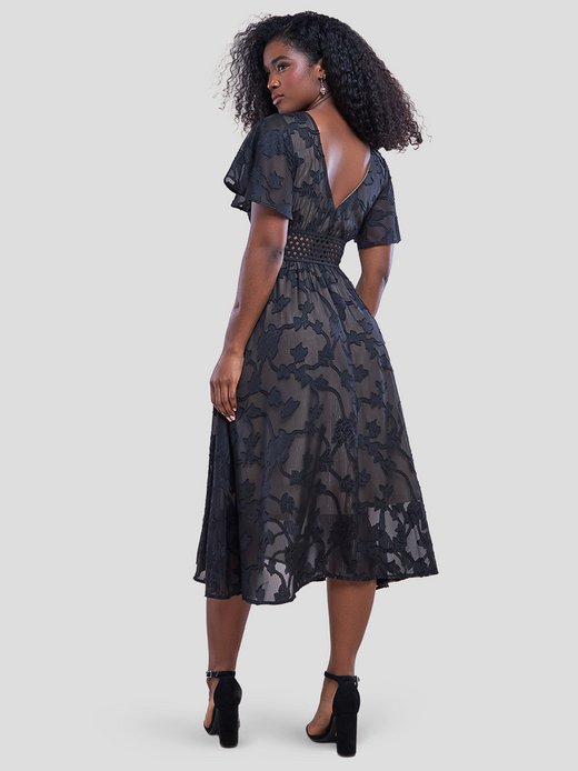 Damen Midi Kleid