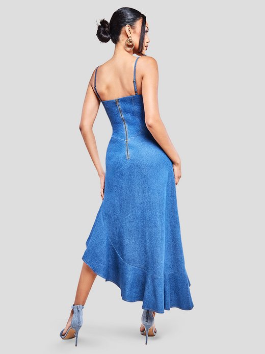 Damen Midi-Kleid
