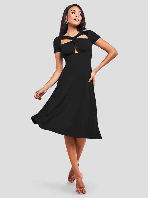 Damen Midi-Kleid