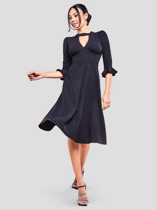 Damen Midi Kleid