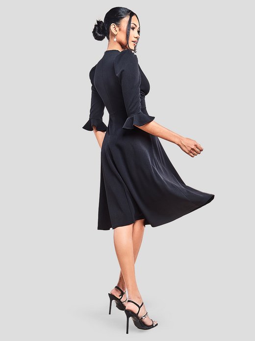 Damen Midi Kleid