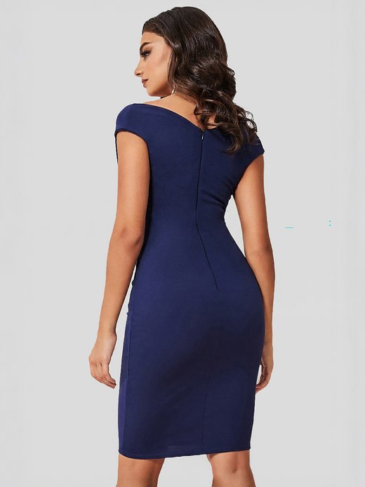 Damen Midi-Kleid