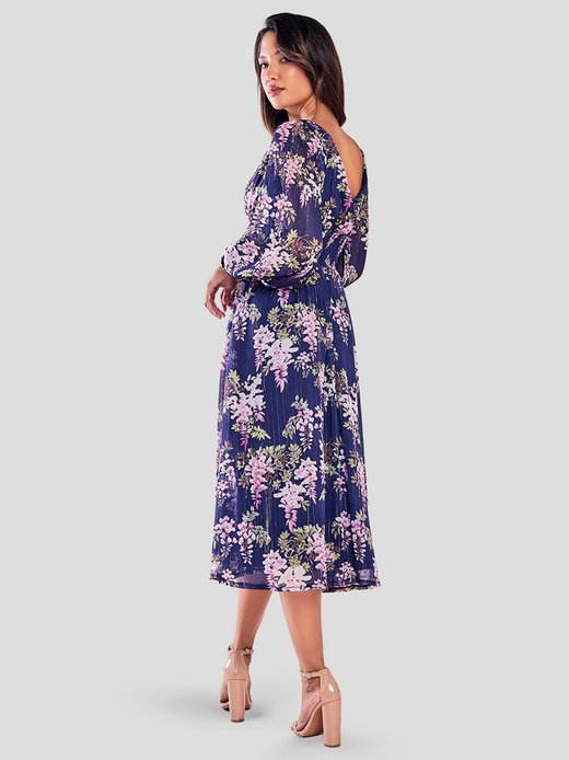Damen Midi Kleid