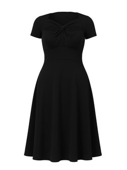 Damen Midi-Kleid