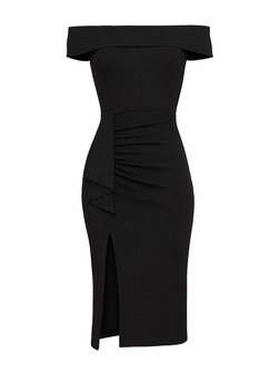 Damen Midi-Kleid