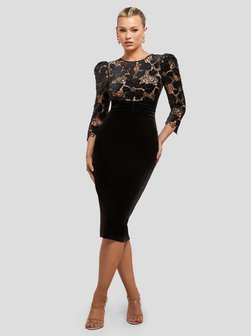 Damen Midi-Kleid