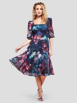 Damen Midi-Kleid