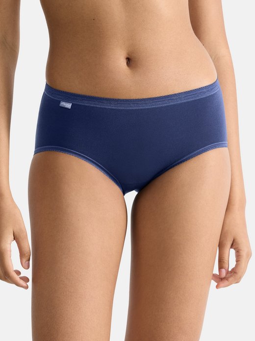 Damen Midi Slip - 3er Pack Basic+