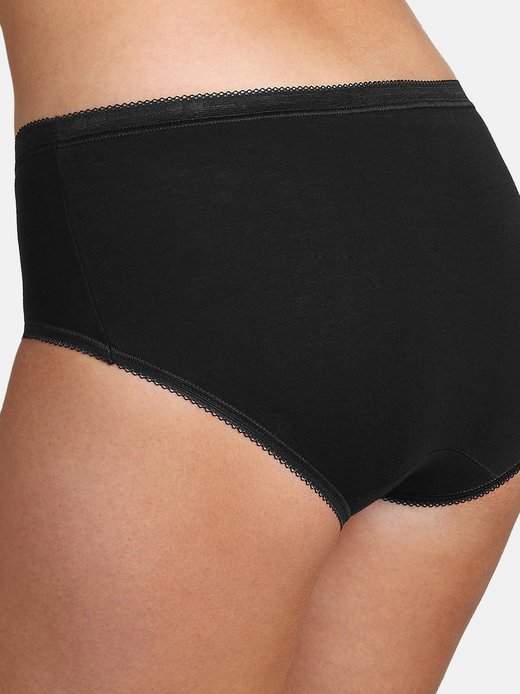 Damen Midi Slip - 4er Pack Basic+