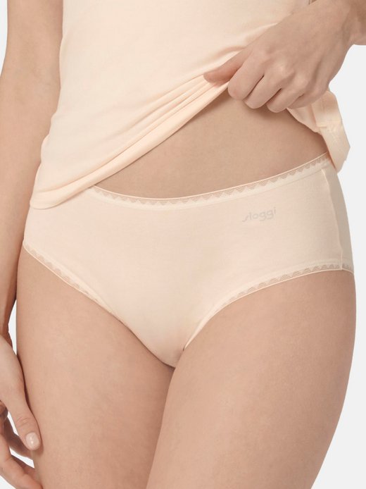 Damen Midi Slip - 4er Pack Go