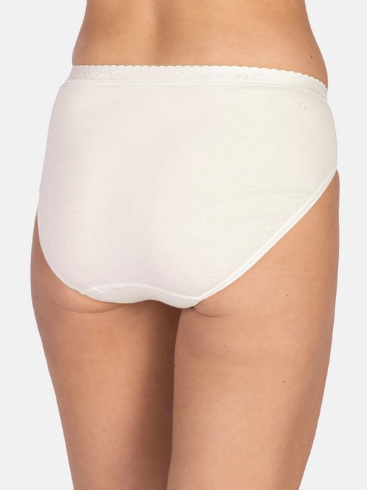 Damen Midi Slip - 5er Pack Basic