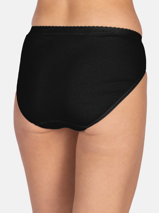 Damen Midi Slip - 5er Pack Basic