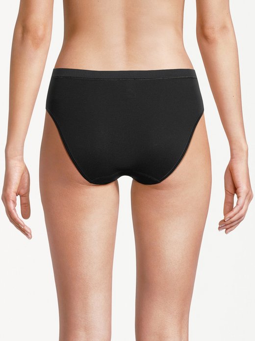 Damen Midi Slip - 5er Pack Feinripp